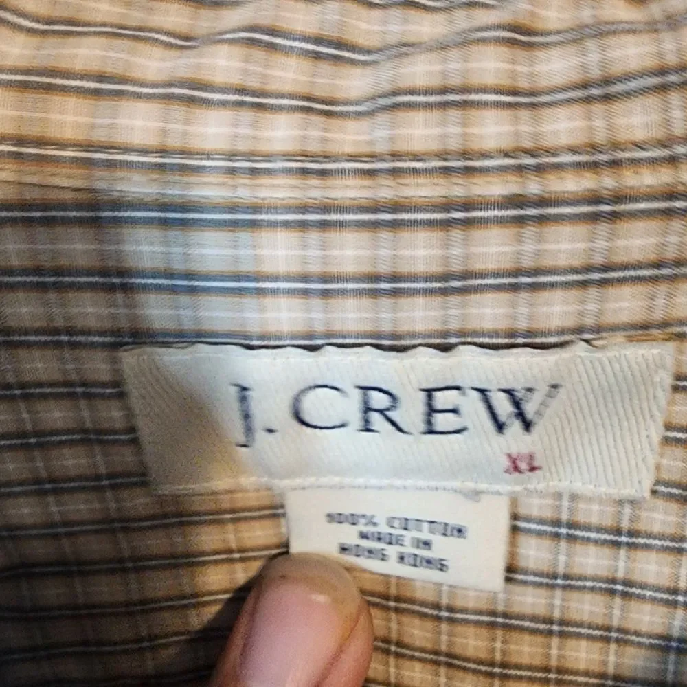 Men's J. Crew longsleeve button-down shirt, size XL